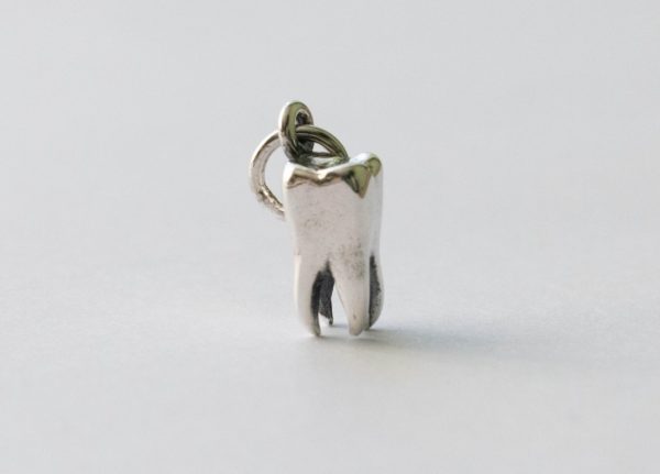 925 Sterling Silver Tooth Charm