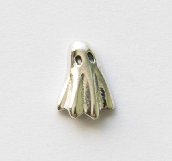 925 Sterling Silver Ghost Solderable Charm