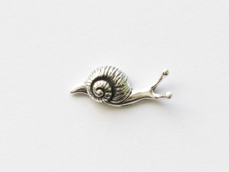 925 Sterling Silver Snail Solderable Charm
