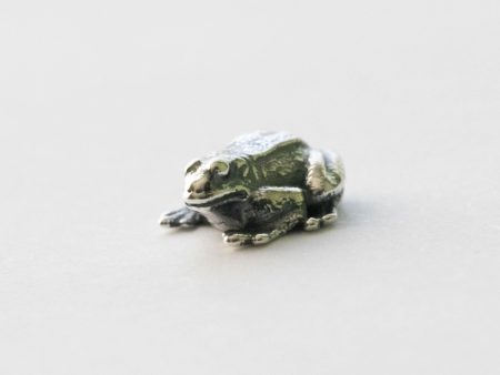 925 Sterling Silver Frog Solderable Charm