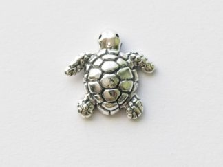 925 Sterling Silver Turtle Solderable Charm