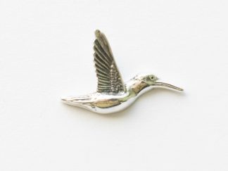 925 Sterling Silver Hummingbird Solderable Charm