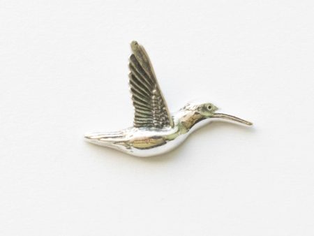 925 Sterling Silver Hummingbird Solderable Charm