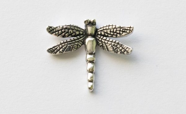 925 Sterling Silver Dragonfly Solderable Charm