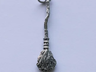 925 Sterling Silver Witch's Broom Charm