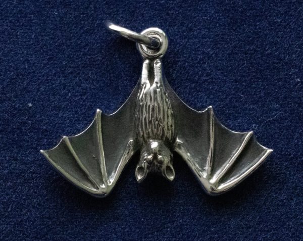 925 Sterling Silver Bat Charm