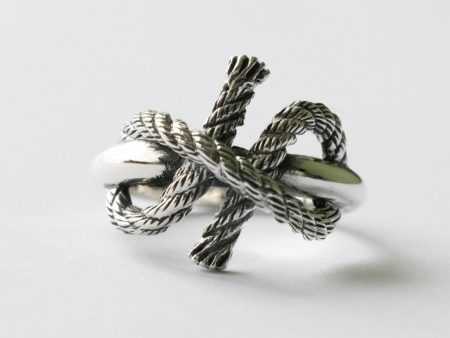 925 Sterling Silver Clove Hitch Ring
