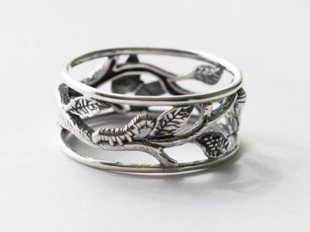 925 Sterling Silver Butterfly Metamorphosis Ring
