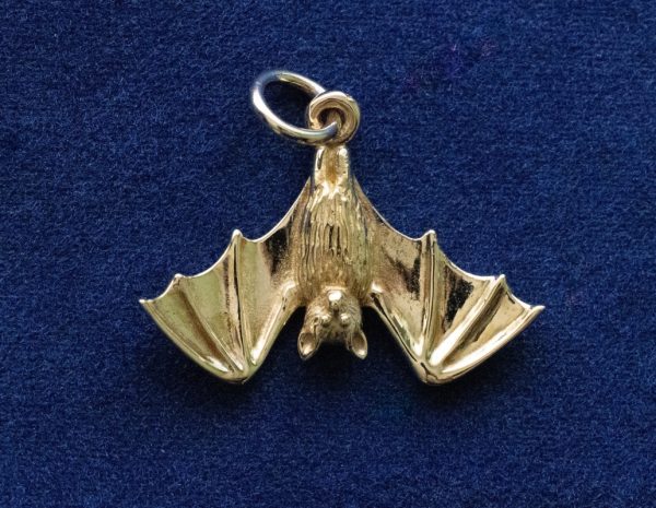 Bronze Bat Charm