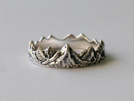 925 Sterling Silver Mountain Ring