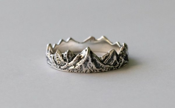 925 Sterling Silver Mountain Ring