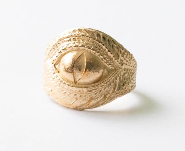 Bronze Dragon Eye Ring
