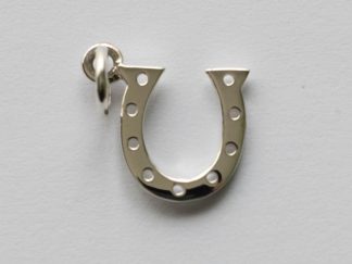 925 Sterling Silver Small Horseshoe Charm