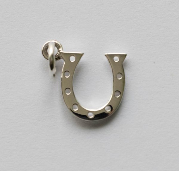 925 Sterling Silver Small Horseshoe Charm
