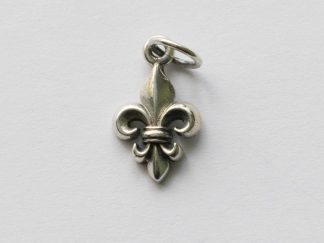 925 Sterling Silver Fleur de Lys Charm