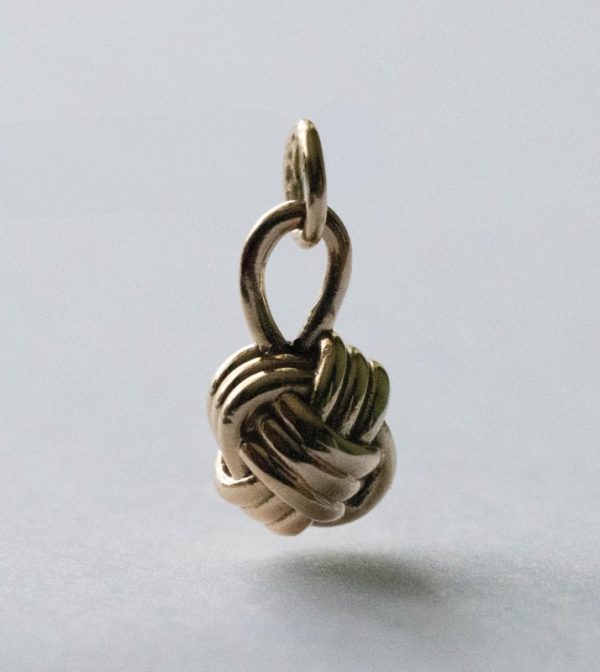 Bronze Monkey Knot Charm