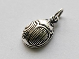 925 Sterling Silver Small Scarab Charm
