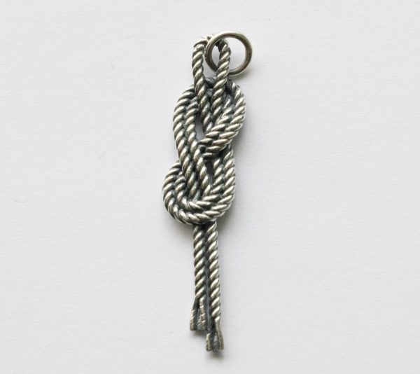925 Sterling Silver Figure 8 Knot Charm