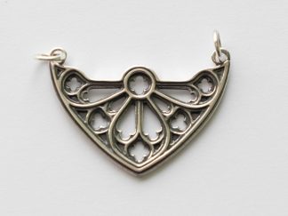 925 Sterling Silver Cathedral Rose Window Festoon