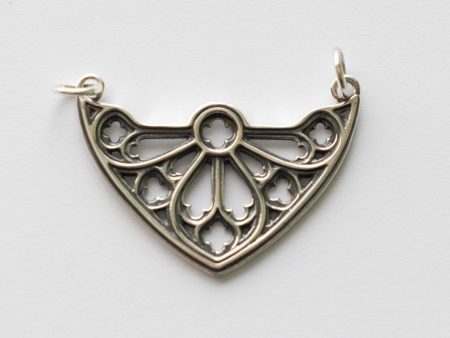 925 Sterling Silver Cathedral Rose Window Festoon