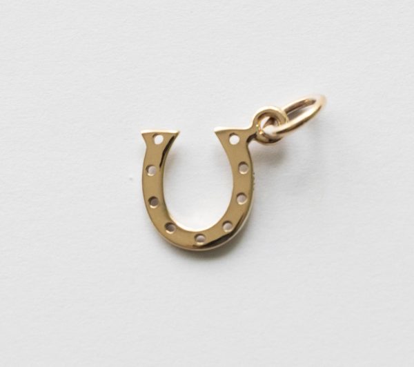 Bronze Small Horseshoe Charm