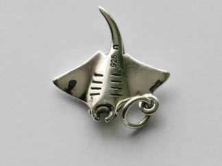 925 Sterling Silver Stingray Fish Charm