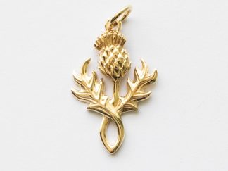 Bronze Thistle Charm