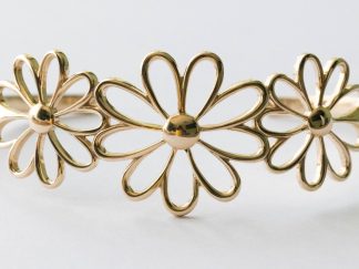 Bronze Daisy Chain Bracelet