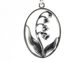 925 Sterling Silver Lily of the Valley Charm