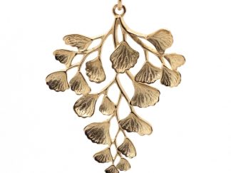 Bronze Maidenhair Fern Charm