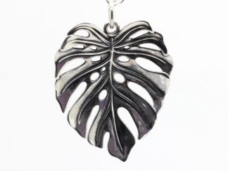 925 Sterling Silver Monstera Leaf Charm