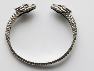 925 Sterling Silver Dragon Cuff Bracelet