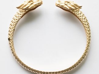 Bronze Dragon Cuff Bracelet
