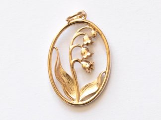 Bronze Lily of the Valley Charm