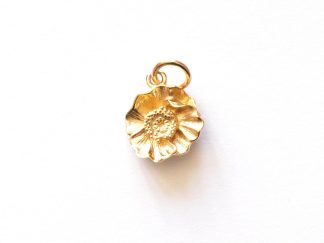 Bronze Small Poppy Charm