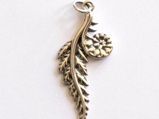 925 Sterling Silver Fern Charm
