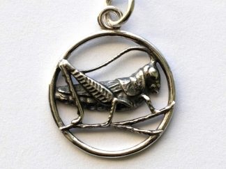 925 Sterling Silver Lucky Cricket Charm