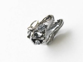 925 Sterling Silver T-Rex Skull Charm