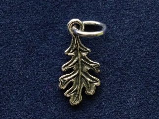 925 Sterling Silver Oak Leaf Charm