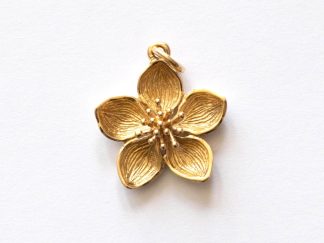 Bronze Cherry Blossom Charm
