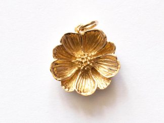 Bronze Peony Charm