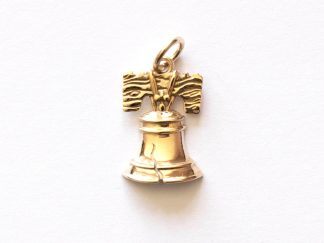 Bronze Liberty Bell Charm