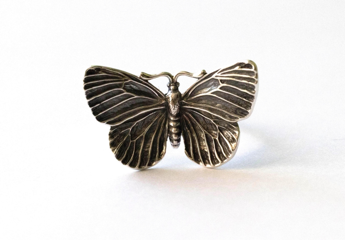 925 Sterling Silver Butterfly Ring