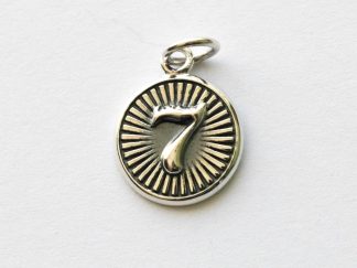 925 Sterling Silver Lucky 7 Coin Charm