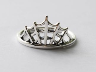 925 Sterling Silver Spider Web Ring