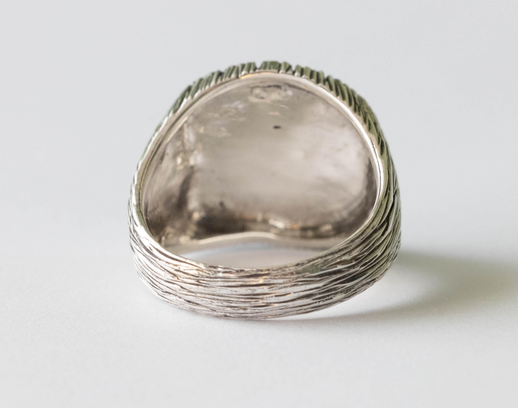 925 Sterling Silver Tree Stump Ring - Image 3