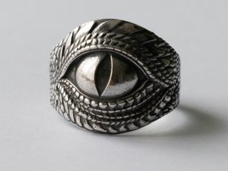 925 Sterling Silver Dragon Eye Ring
