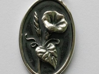 925 Sterling Silver Morning Glory Charm - September Birthflower