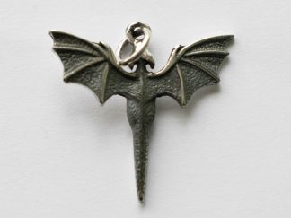 925 Sterling Silver Flying Dragon Charm