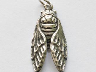 925 Sterling Silver Cicada Charm